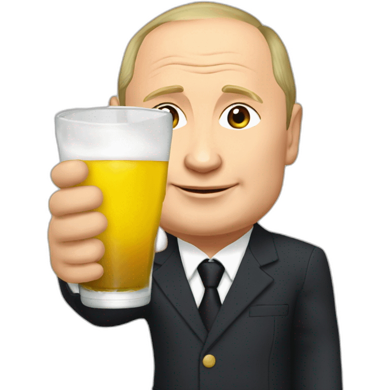 Vladimir Putin drink sake emoji