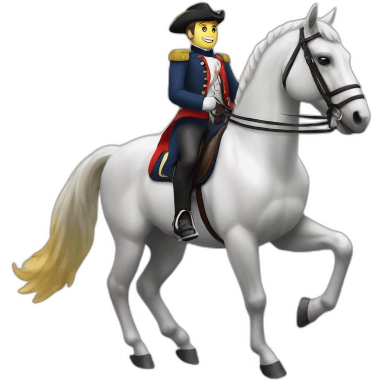 macron on a horse emoji