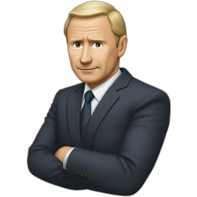 Путин с флагом рлсии emoji