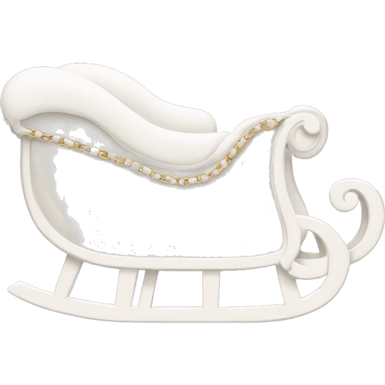 Chanel logo Sleigh Chanel white emoji