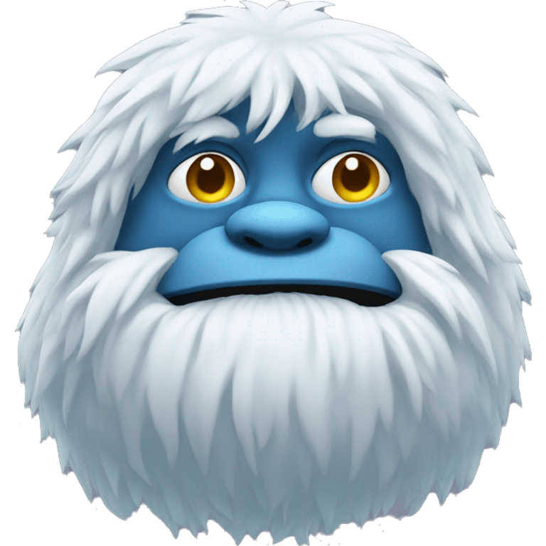 A fat yeti  emoji