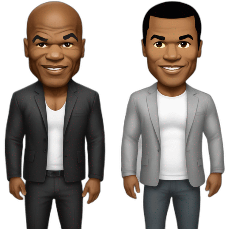 Mike tyson avec muhammed ali emoji