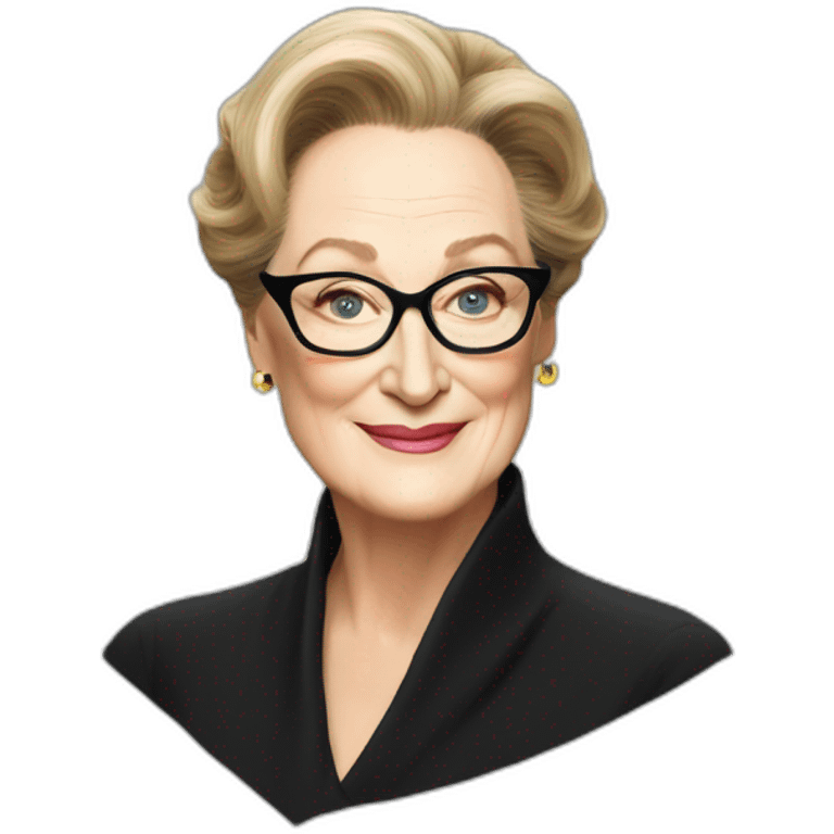 meryl streep emoji