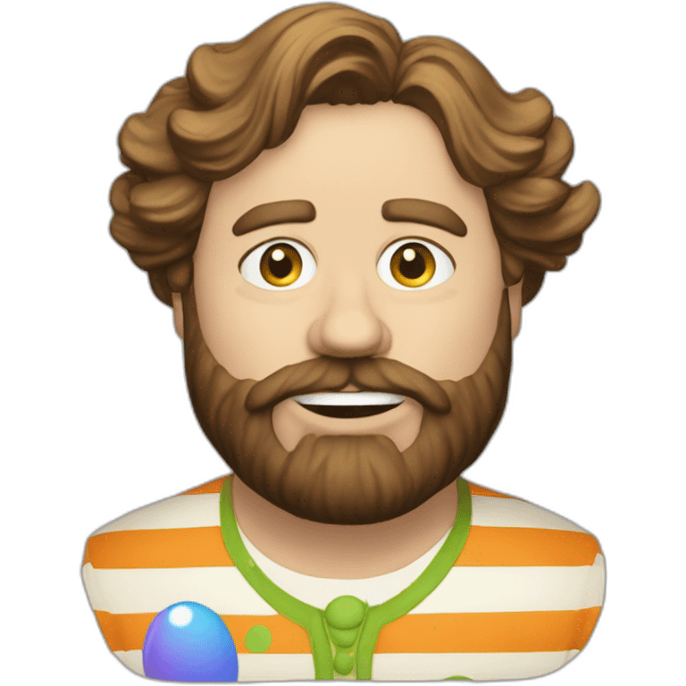 zack galifinakis baskets clown emoji