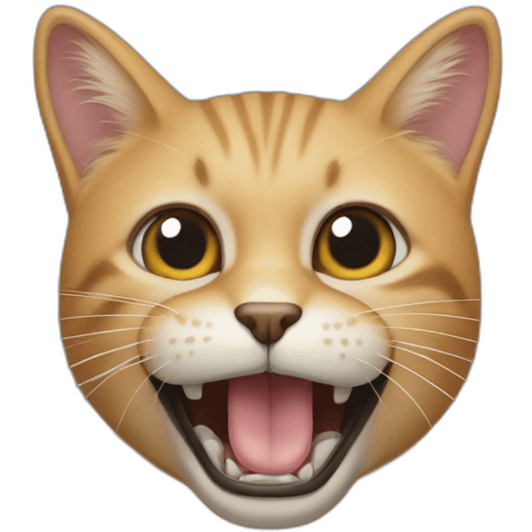 Gato con lengua afuera emoji