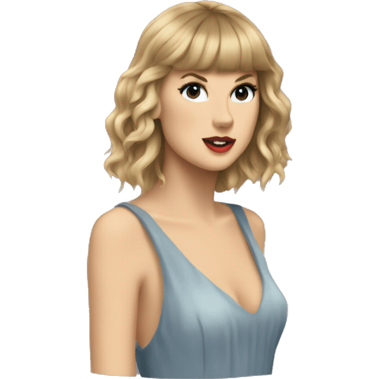 Taylor Swift during her evermore era emoji