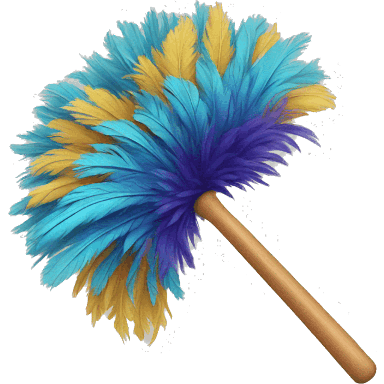 feather duster emoji