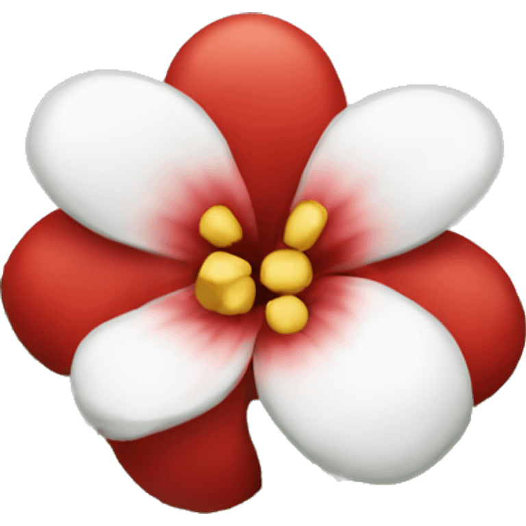 Christmas flower emoji