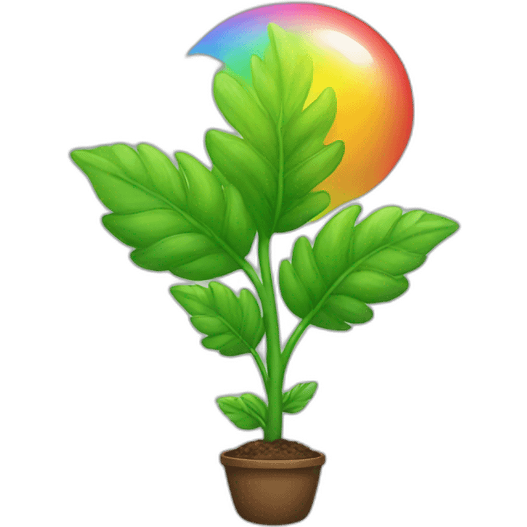 plant rainbow emoji