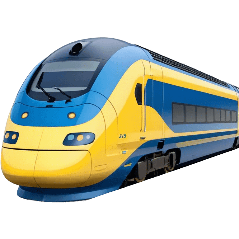 Eurostar - Eurostar International (Model Year: 2020) (Iconic colour: Blue and yellow) emoji