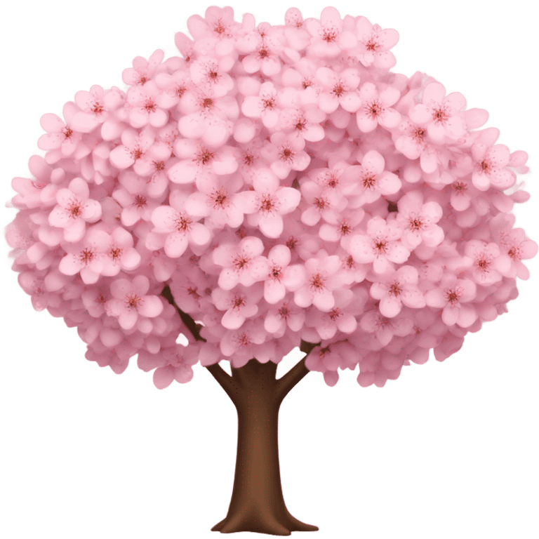 pink cherry blossom tree emoji