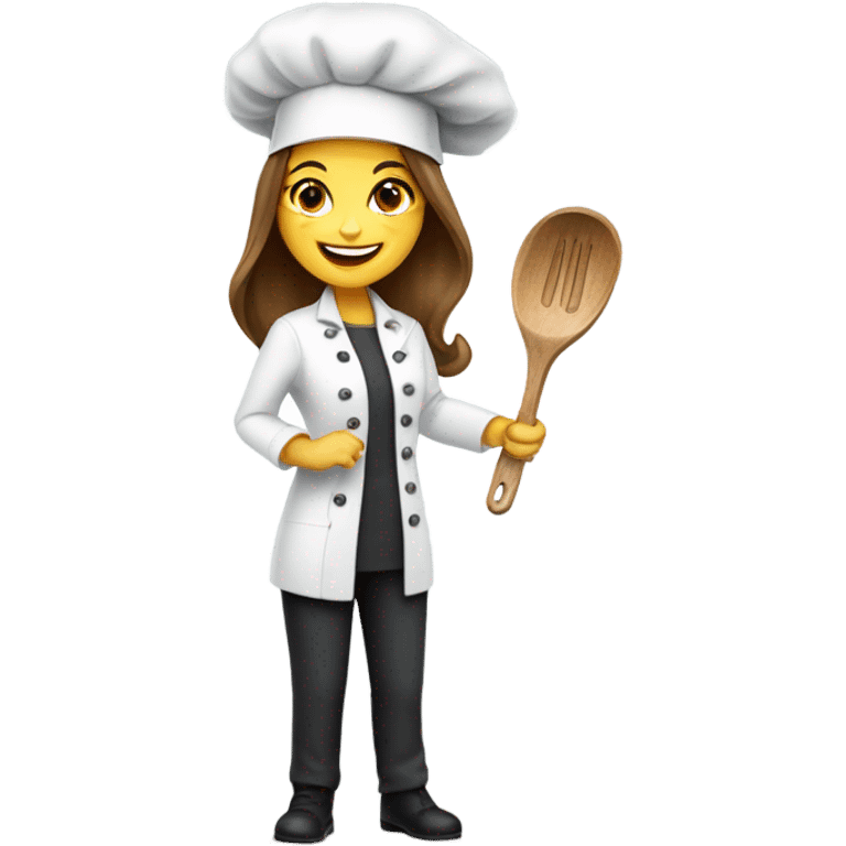 Hot chef woman  emoji