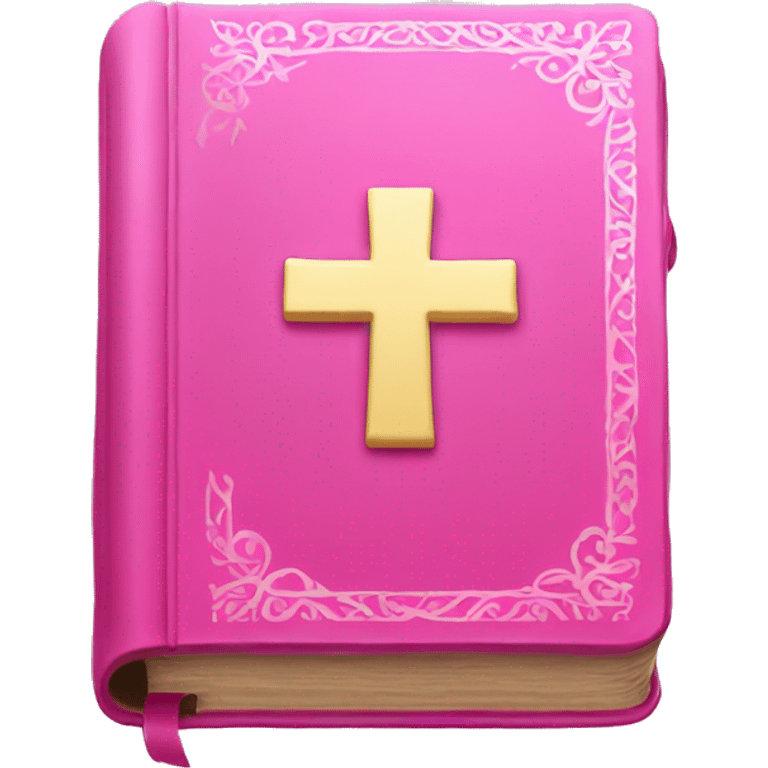 Pink bible  emoji