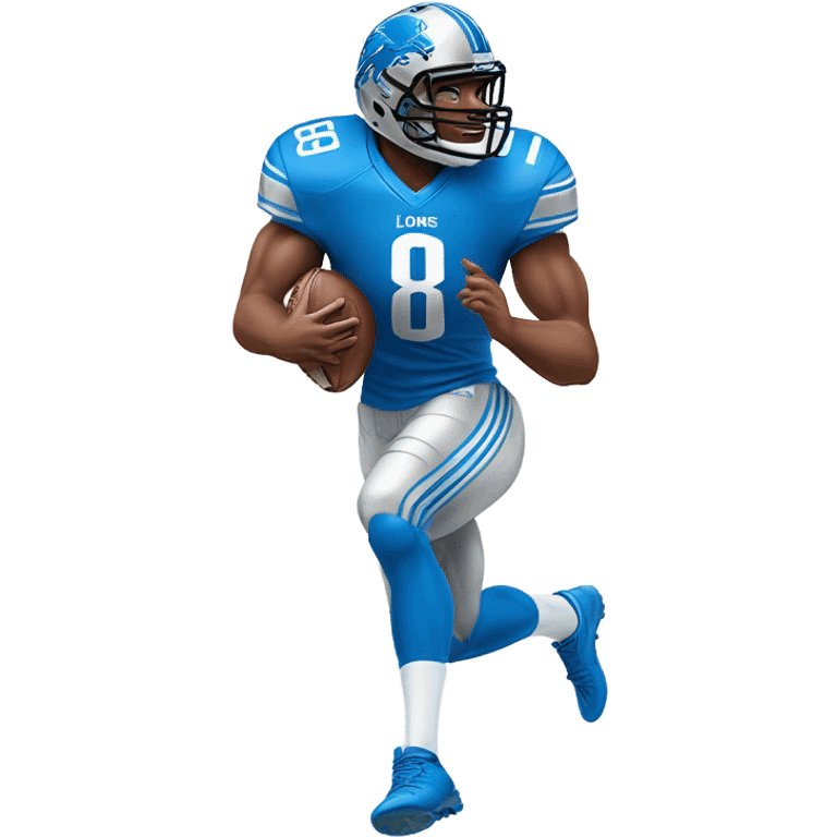 Make the lions wide receiver Calvin Johnson  emoji