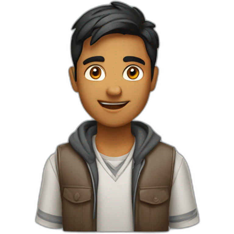 Indian college student emoji