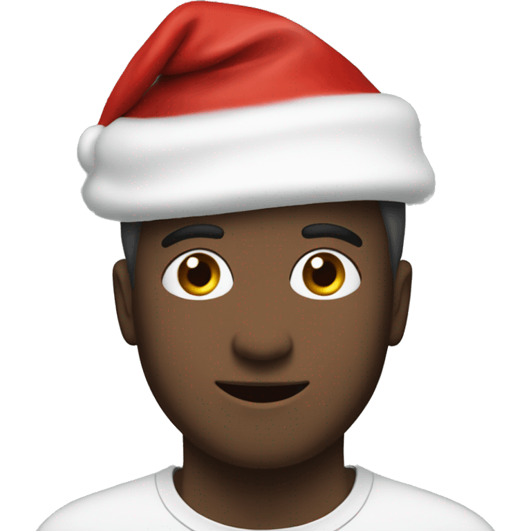 Add a Santa hat to a picture of James  emoji