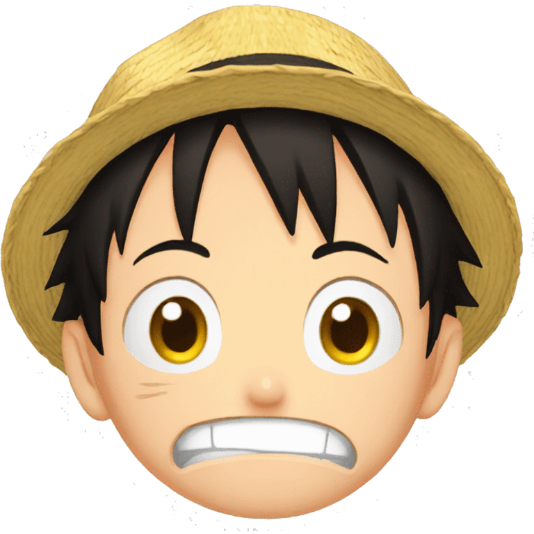 Luffy cry emoji