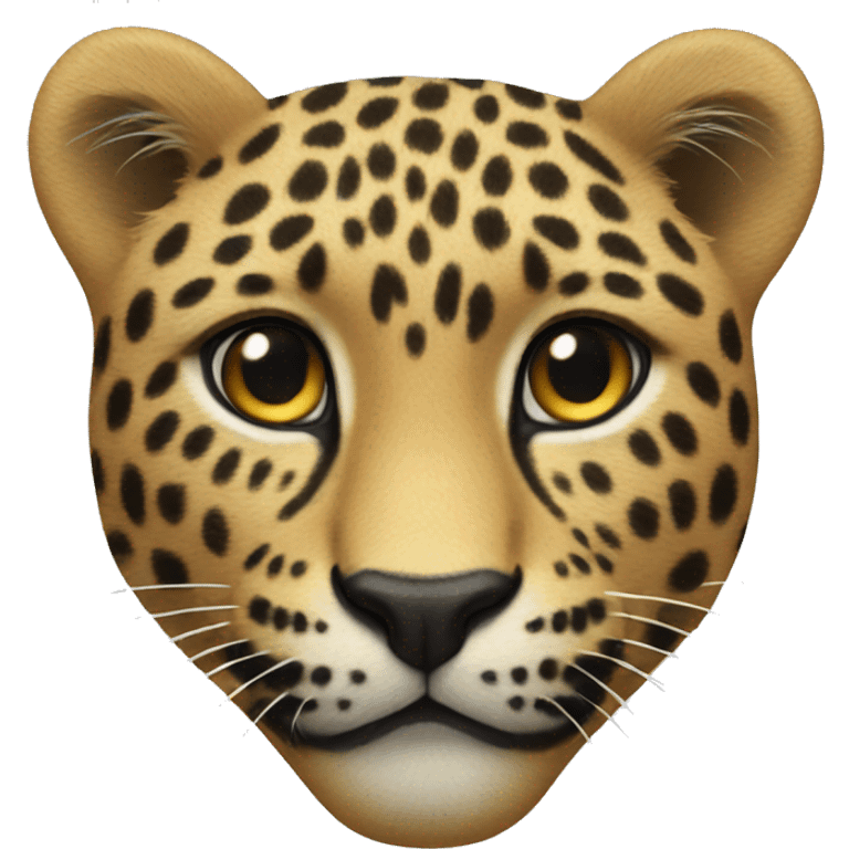 Leopard heart emoji