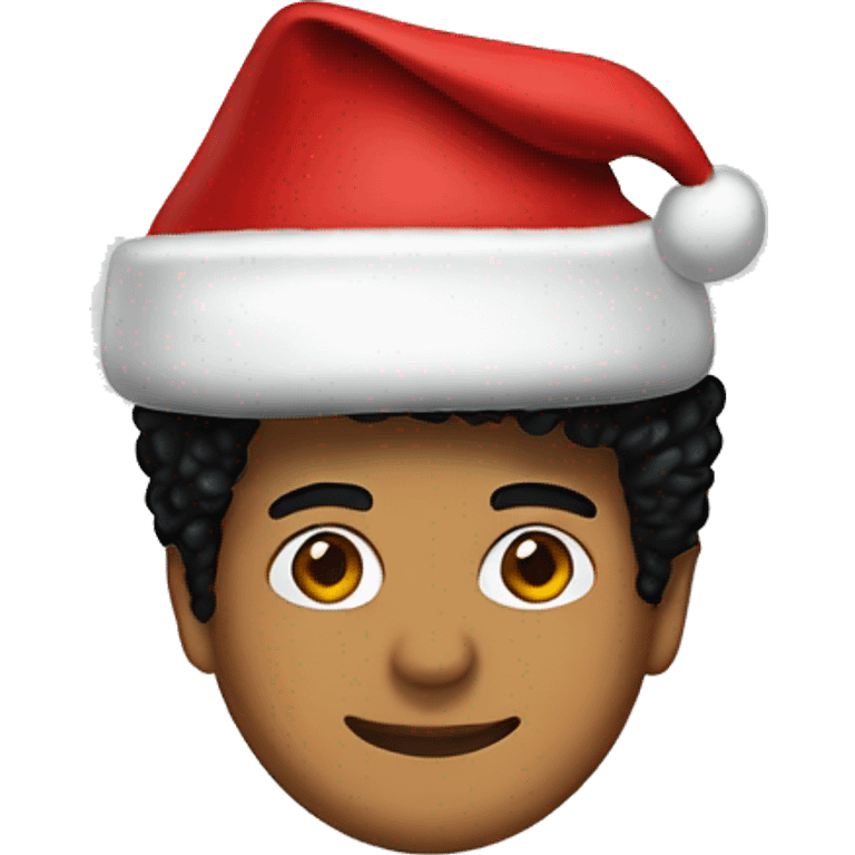 bruno mars with santa hat emoji