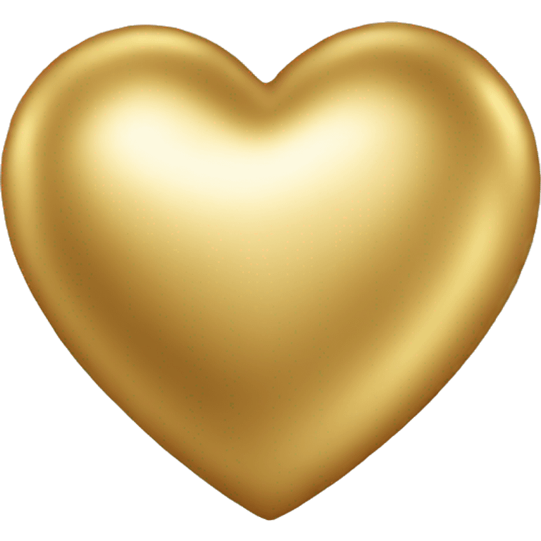 gold heart emoji