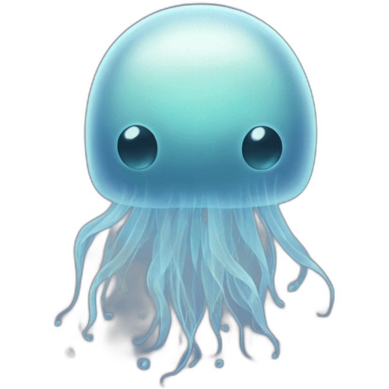 Ghostly jellyfish emoji