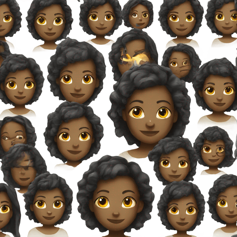 Black girl emoji