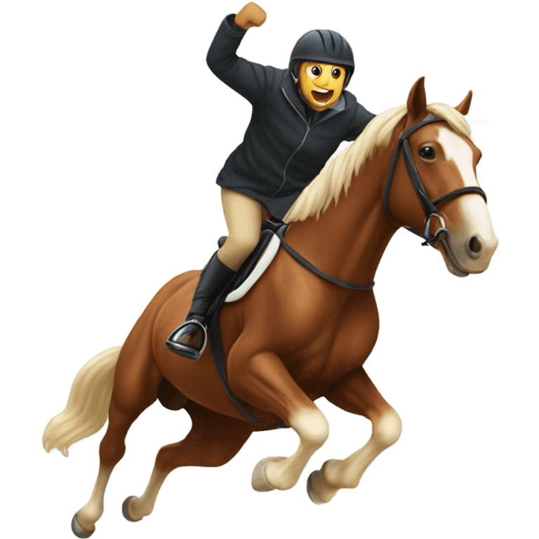 Horse in Jump  emoji