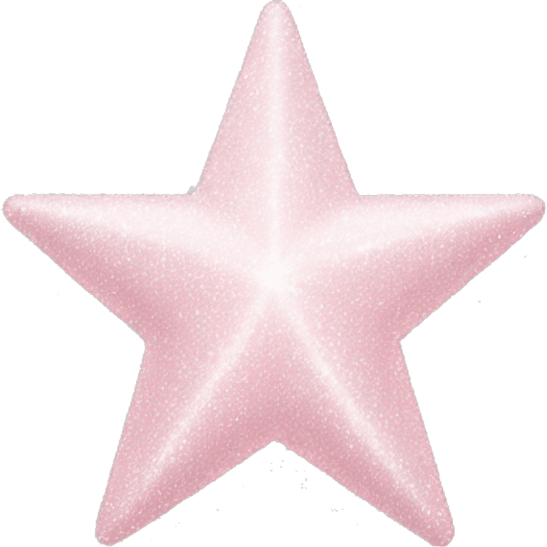 pale pink star sparkle emoji