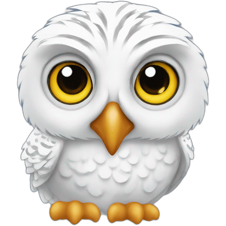 Snowy owl emoji