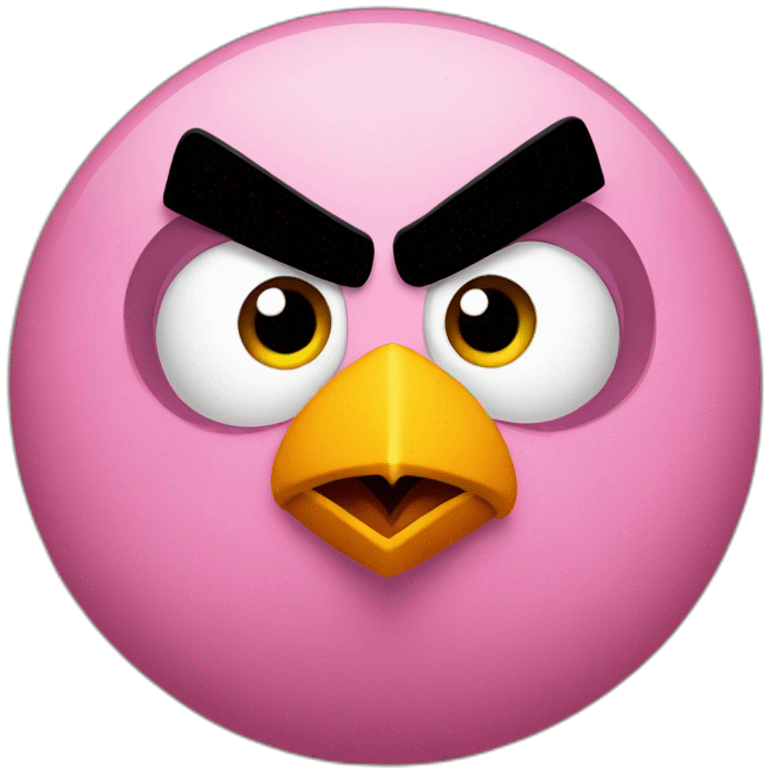 angry bird emoji