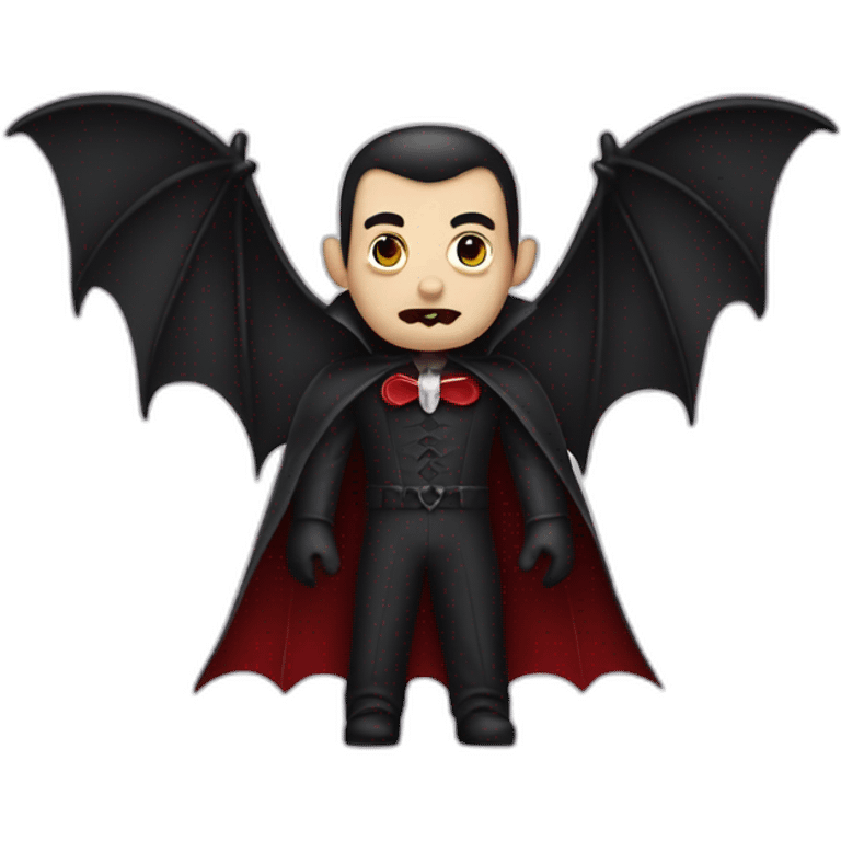 Dracula with bat wings emoji