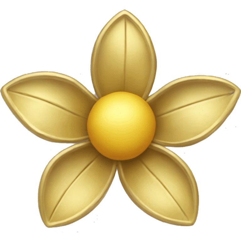 Golden flower like the one from Tangdel emoji