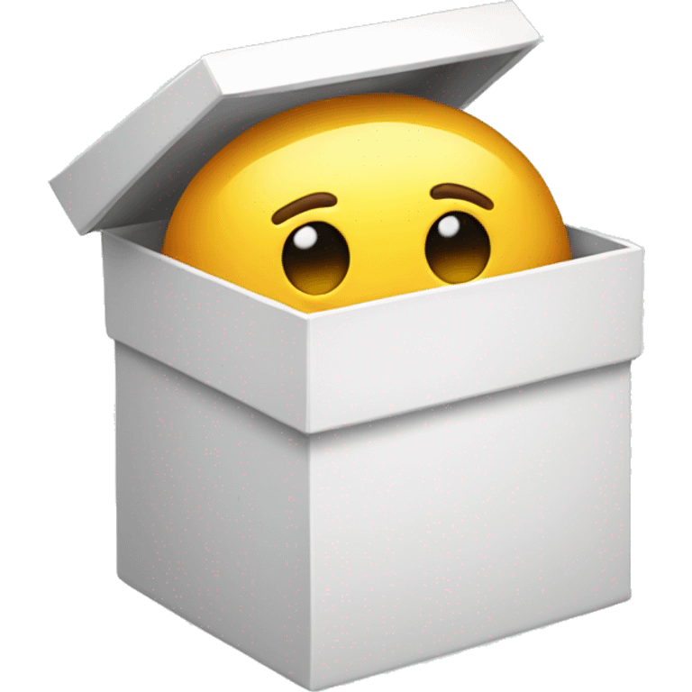 White surprise box emoji