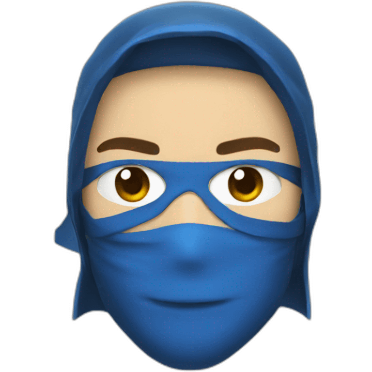 create me a blue ninja emoji