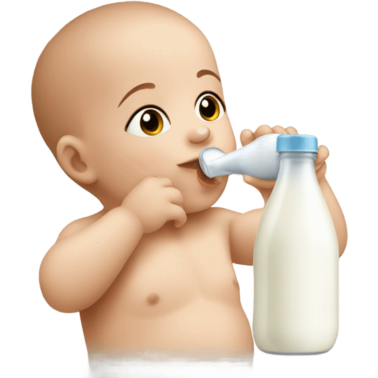 babay with milk emoji