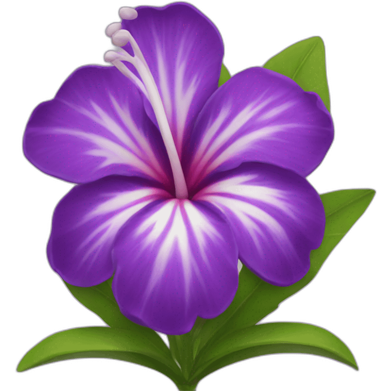 purple tahiti flower emoji