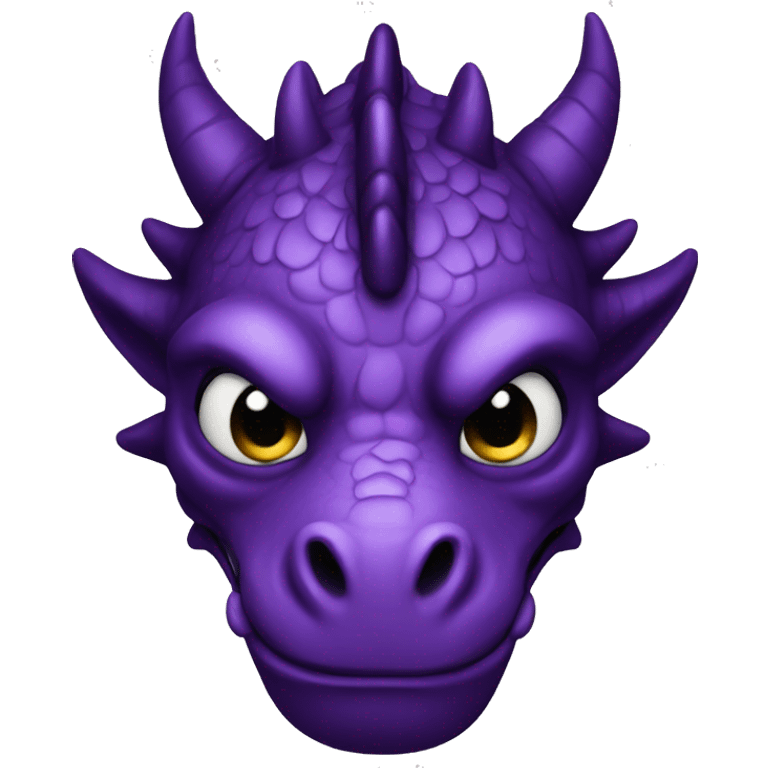 Dark Purple dragon emoji