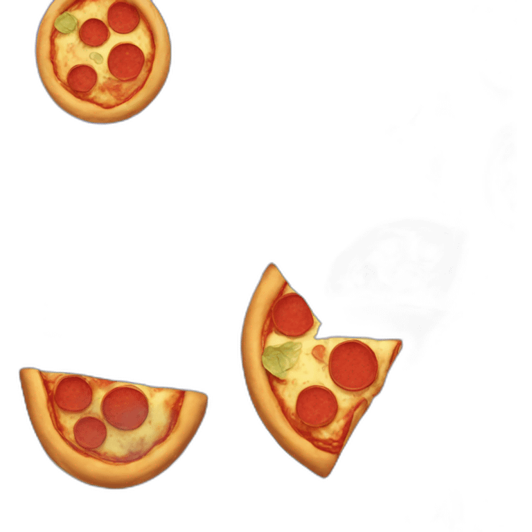 pizza textured lightning emoji