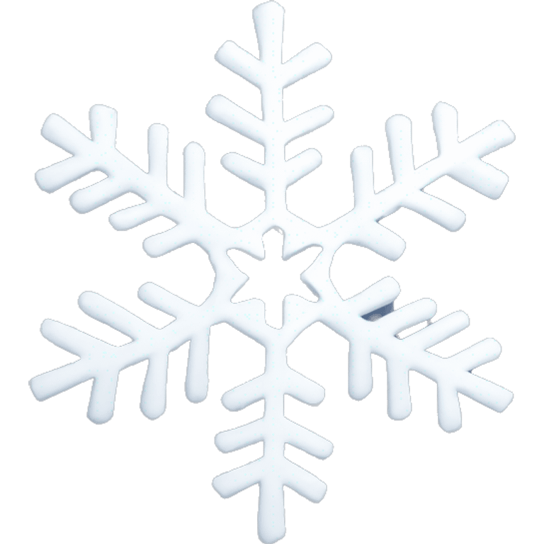 White snowflake  emoji