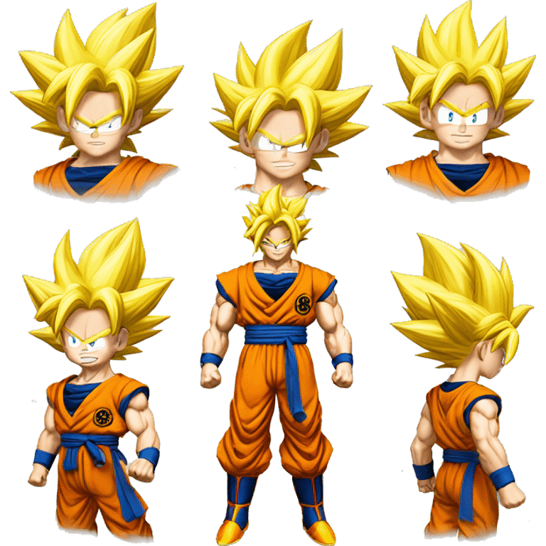 super saiyan 3 goku emoji