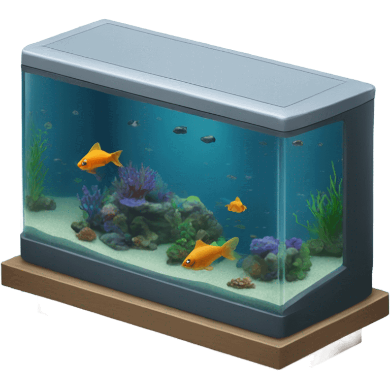 computer aquarium realistic emoji