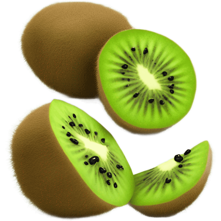 3d kiwi fruit emoji