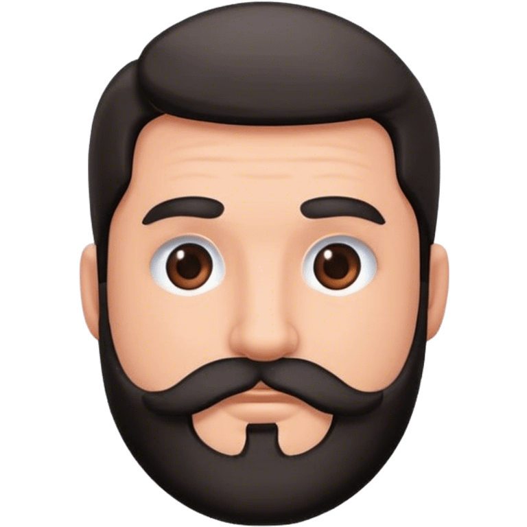 Man with facial hair emoji