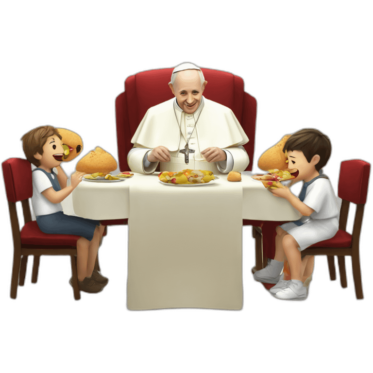 The pope eating children (pg-13, family friendly) emoji