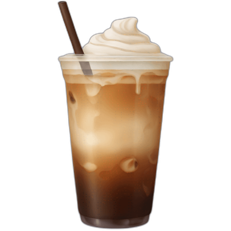 Iced coffee emoji