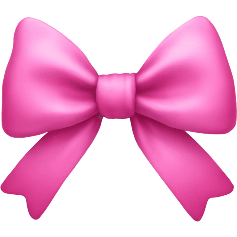 A pink bow emoji