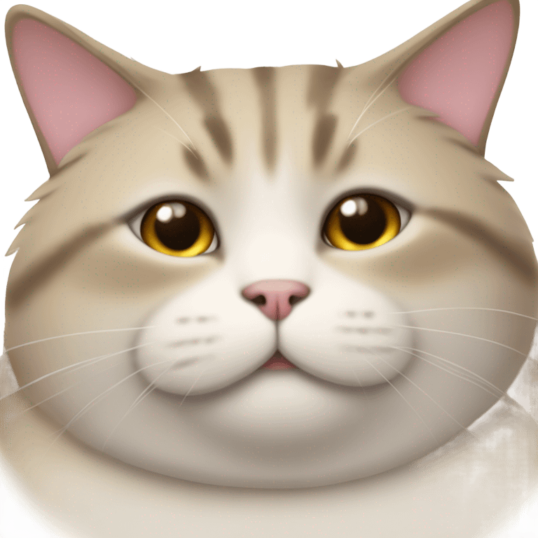 Fat cat emoji