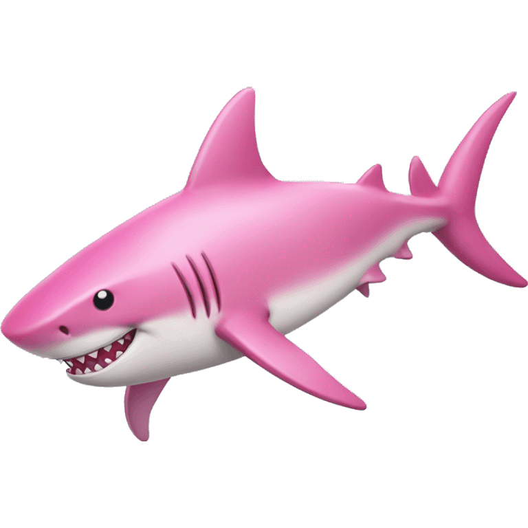 Pink shark  emoji