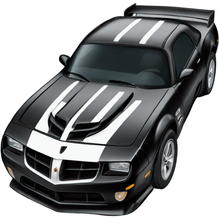 Black trans Am car emoji