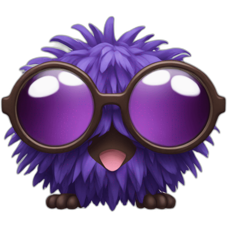 brown Venonat glasses emoji